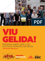 Programa ERC Gelida Eleccions Municipals 2015