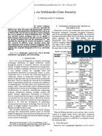 Survey On Multimedia Data Security: K. Kalaivani and B. R. Sivakumar