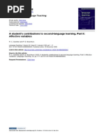 Download A students contributions to second-language learning Part II Affective variables by Natalia Gatti SN266139125 doc pdf