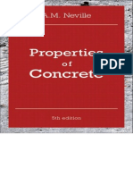 Properties of Concrete Am Nevill, 5th Edition