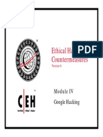 CEHv6 Module 04 Google Hacking