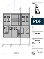 A B C D: South Elevation 1:75