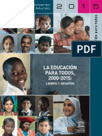 UNESCO- Informe Educación Para Todos 2015