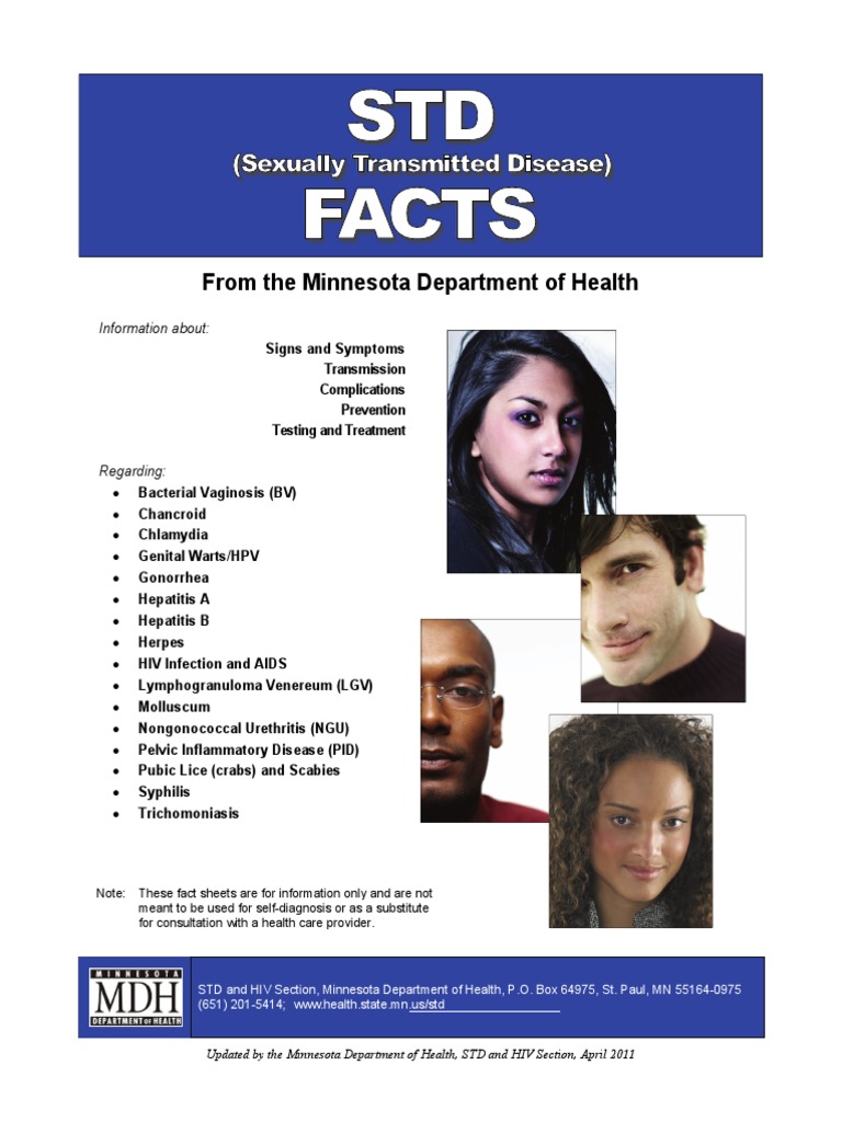 Minnesota STD and HIV Information Guide | PDF | Sexually Transmitted ...