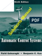 Automatic Control Systems Solution Manual
