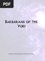 Barbarians of Lemuria Void