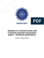 Guidance on Command Words Used in Learning Outcomes and Question Papers v1 280313 Rew213320142593292014441110