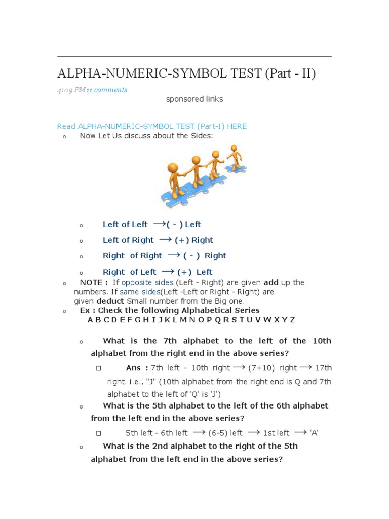 Alpha-Numeric Symbol Test II Guide | PDF