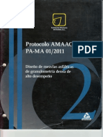 Protocolo AMAAC 2011 Diseño de Mezclas