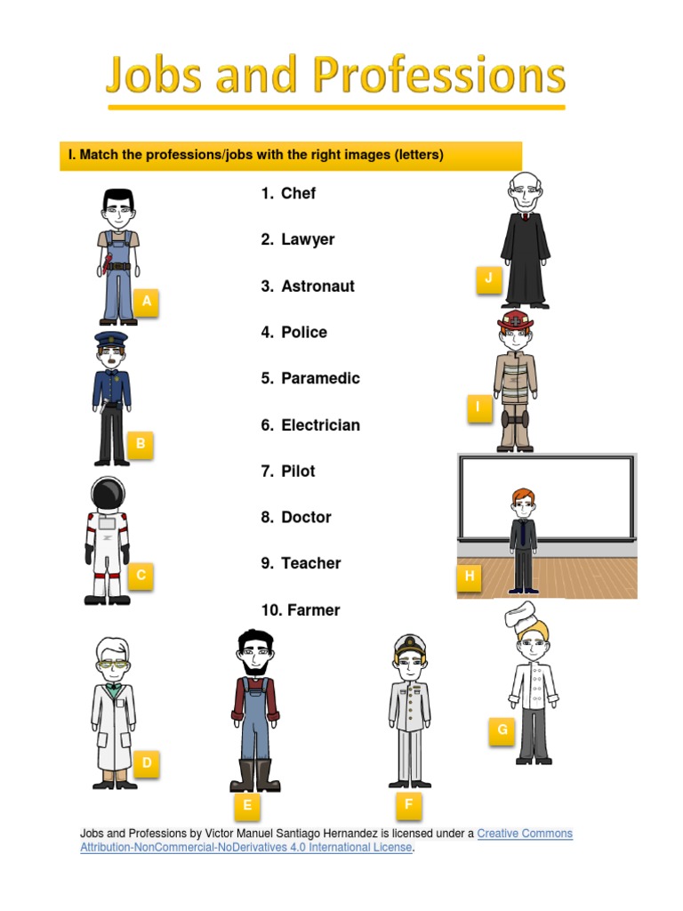 Professions and Jobs | PDF
