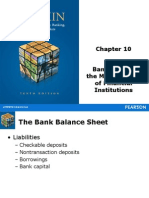 Banking and The Management of Financial Institutions