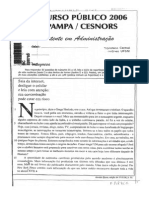 Assitente Em Administração - 2006 CESNORS