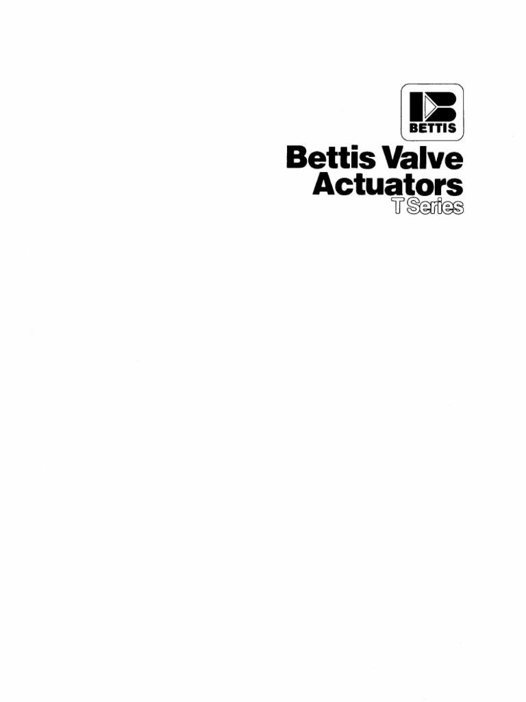 Actuators Bettis PDF