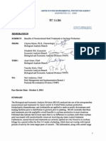 2014 10 15 EPA Memo - Benefits of Neonicotinoid Seed Treatments To Soybean Production