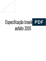Especificação Brasileira de Asfalto 2005