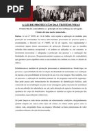 Lei de Proteção Das Testemunhas 