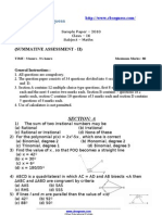 (Summative Assessment - Ii) : Section: A