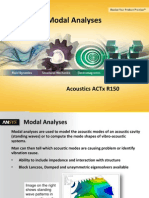 Acoustics AACTx R150 L02 Modal Analyses