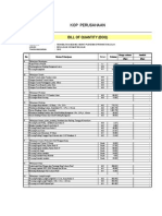 Bill of Quantity (BOQ)