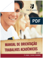 Manual Orientação Trabalhos Acadêmicos Ver 2012 