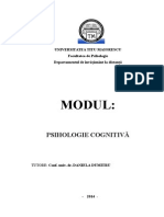 Psihologie Cognitiva Titu Maiorescu 2015