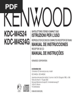 KDC-M4524 Manual Instruciones