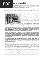 El Frenesí de La Clonación