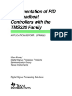 Implementation of PID and Deadbeat Controllers with the TMS320 Family