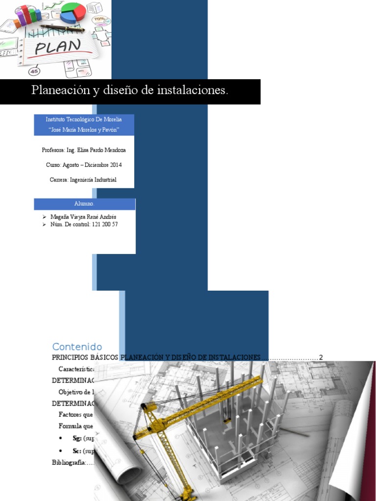 Diseño y Planeación de Instalaciones. Distribución