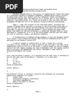 MCQs~Databases~Relational Model and Normalization - Notepad