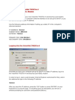 Configuring a VisionNet TW207er wireless 4-port adsl.doc