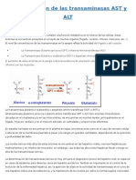 Determinación de Las Transaminasas AST y ALT !!!!!!!!!!!