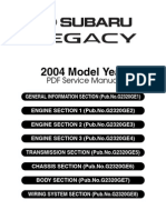 2004 Service Manual Subaru