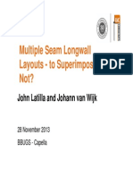 Multiple Seam Longwall Layouts