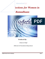 Ten Reflections for Women in Ramadhaan