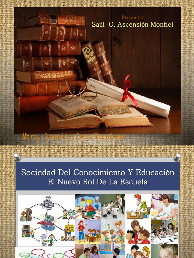 El Nuevo Rol de La Escuela | PDF | Aprendizaje | Conocimiento