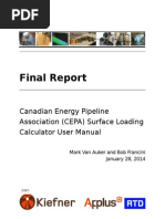 0387 1301 FINAL CEPA Surface Loading Calculator User Manual