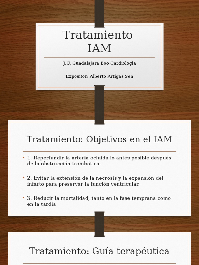 Guía de Tratamiento para IAM | PDF | Infarto de miocardio | Arritmia ...