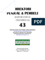 Direktori Penjual Dan Pembeli Agrobisnis Jilid 43