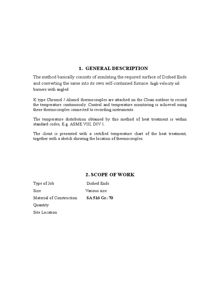 Stress Relieving Furnace Process Guide | PDF | Furnace | Combustion