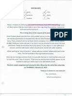 Routing Sheet