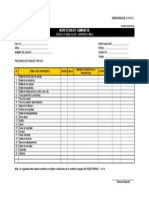  Check List de Inspeccion de Camioneta