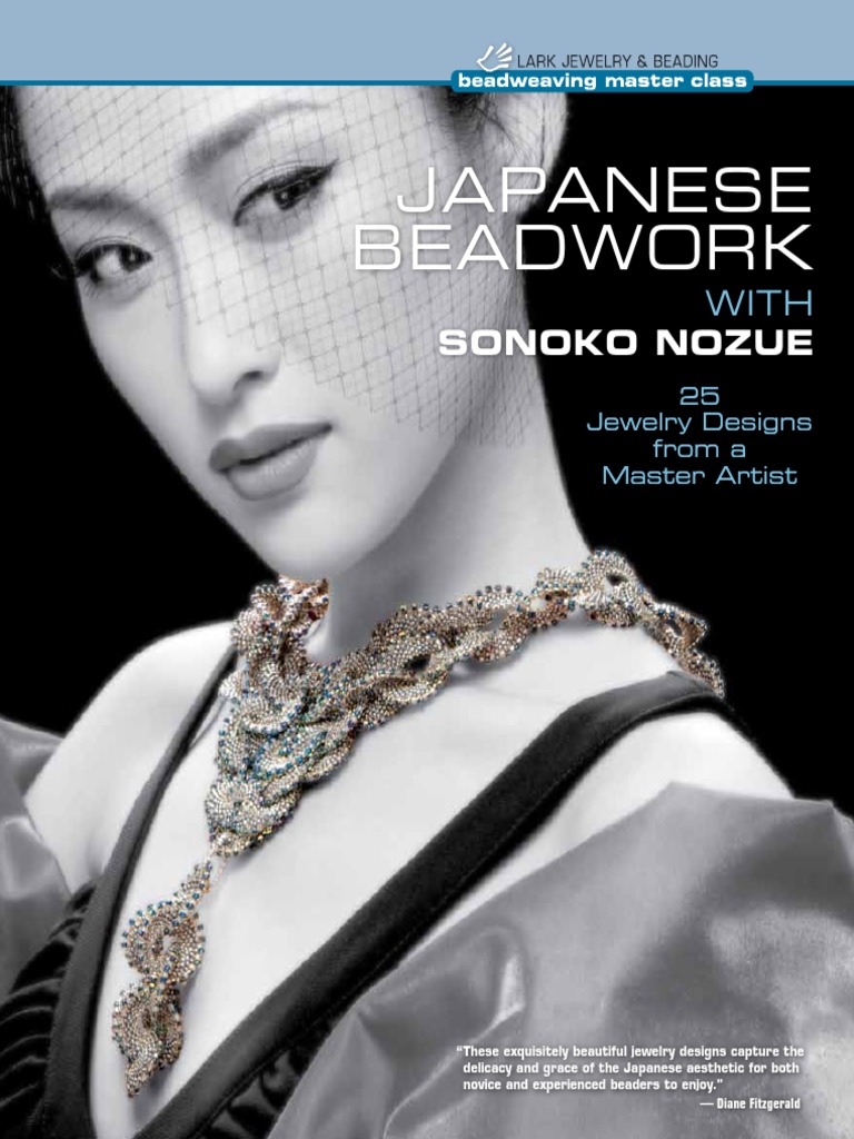 Sonoko Wave Project From Japanese Beadwork With Sonoko Nozue | PDF |  Beadwork | Jewellery, image size:768x1024