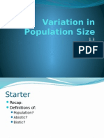 1.3 Variation in Population Size