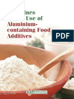 Guidelines On The Use of Aluminiumcontaining Food Additives