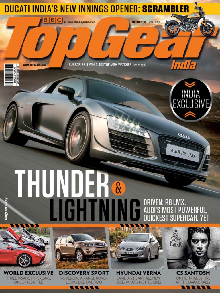 BBC TopGear India - March 2015 | PDF | Motor Vehicle Manufacturers