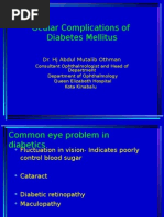 Eye Complications of Diabetes