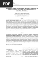 Download Analisis Cemaran Logam Berat by ahmadhelmiase7621 SN26621931 doc pdf