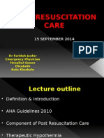 Post Resuscitation Care: 15 SEPTEMBER 2014