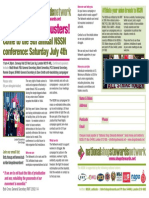 Latest NSSN Conference Leaflet